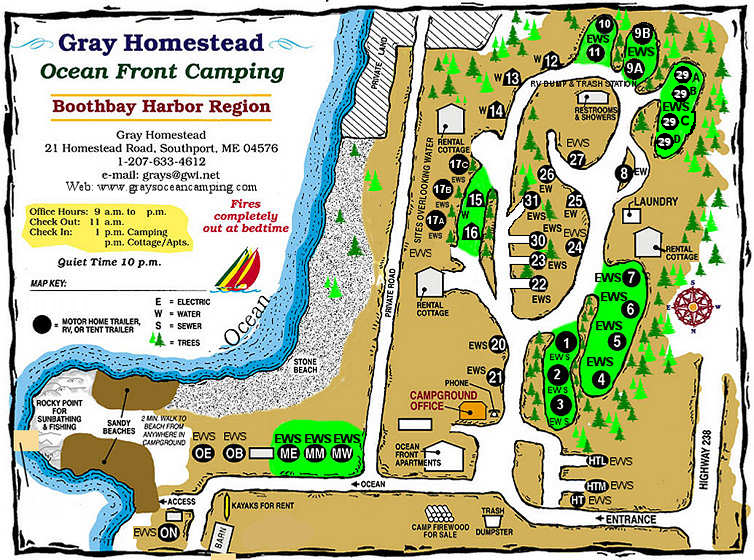 Gray Homestead Campground highresolution map