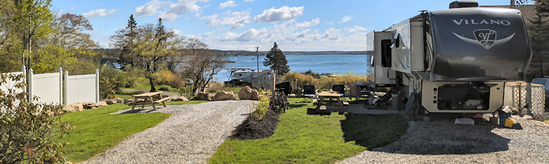 New oceanview seasonal RV site