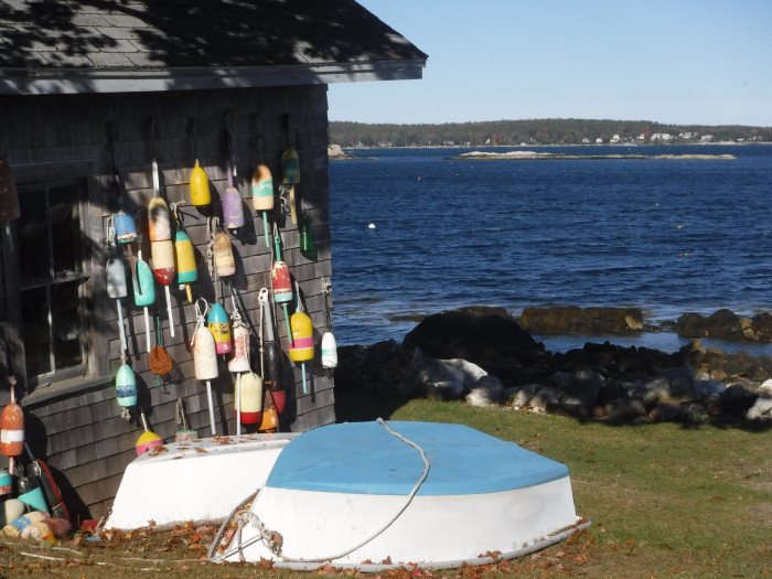 Gray Homestead Campground on the shore of Southport Island near Boothbay Harbor, Maine