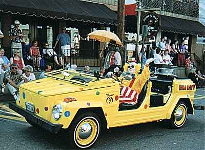 Boothbay Harbor Windjammer Days parade - clown