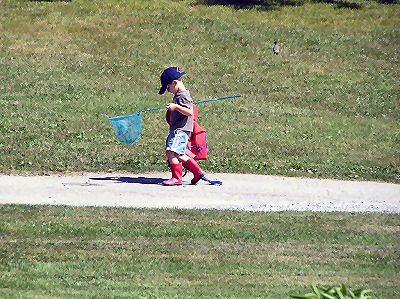 Going fishing at Gray Homestead Camping