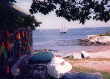 boats waiting for owners at gray homestead near boothbay harbor maine